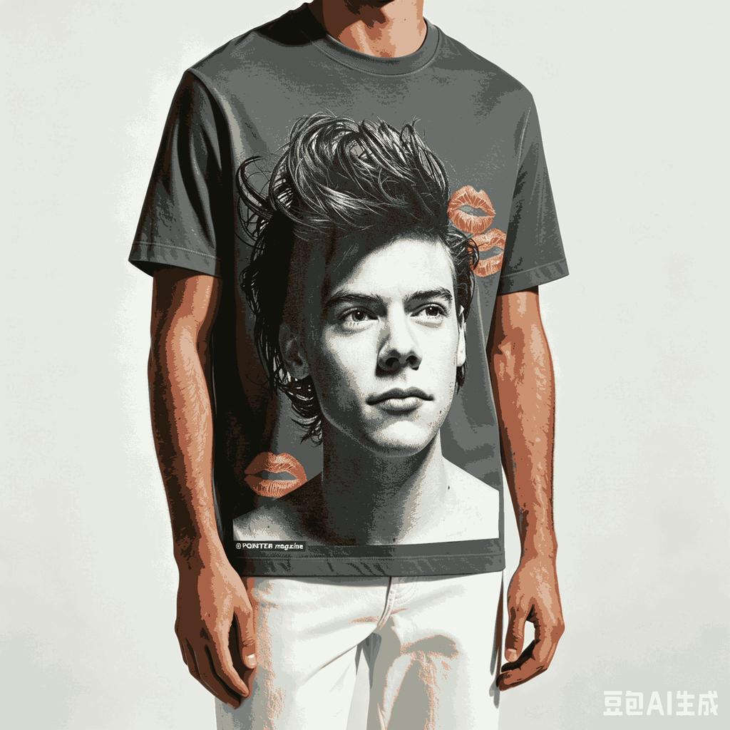 Harry Styles Für Fan Geschenk T-Shirt Unisex Unisex Harajuku Oversized Unisex Kurzarm Streetwear Hohe Qualität Paare Klassisch Weich