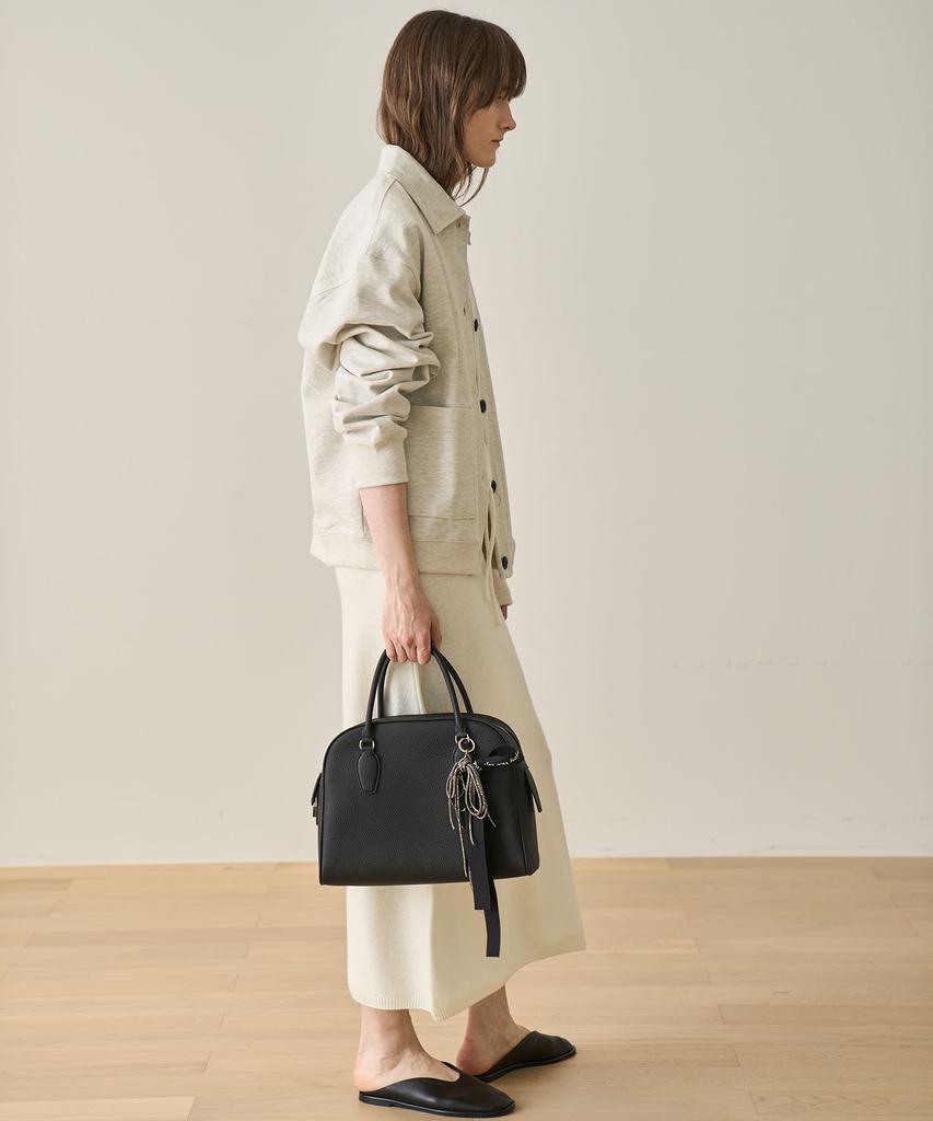 GRIDAJ Fine Wool Maxi Knit Skirt _ Ivory