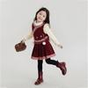 New Arrival: Girls' Winter Chinese Style Vest & Skirt Set (Two-Piece - CM1838T)