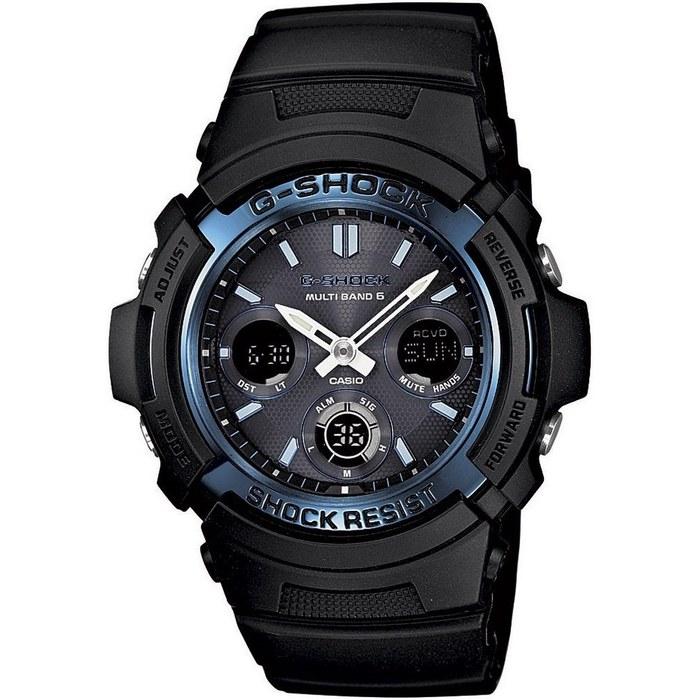 [Casio] G-Shock AWG-M100A-1A Multi Band 6 Black/Blue Digital Analog Radio Solar Watch