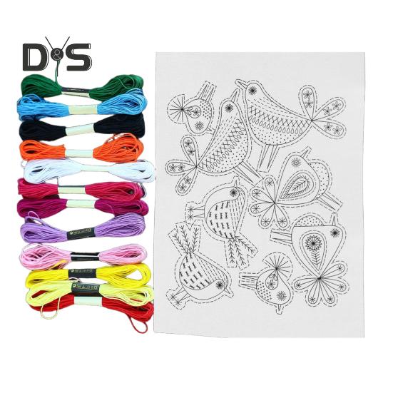 Samoprzylepny Stabilizator do Haftu Rozpuszczalny w Wodzie Stick and Stitch Papier do Haftu ze Wzorami Kwiatowymi Stabilizator Papierowy do Druku dla Miłośnika Szycia Ręcznego