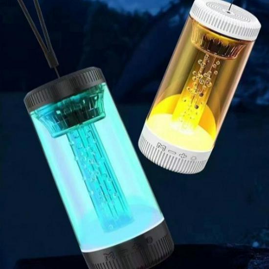 

German Crystal Lantern: High-Fidelity Bluetooth Speaker for Home & Outdoor Use сірий колір