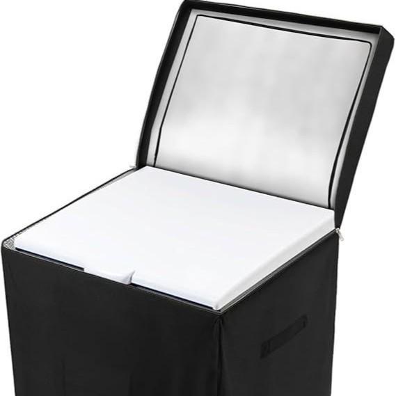 Heavy Duty 210D Waterproof Outdoor Freezer Cover, 7.0 Cubic with Top Zipper