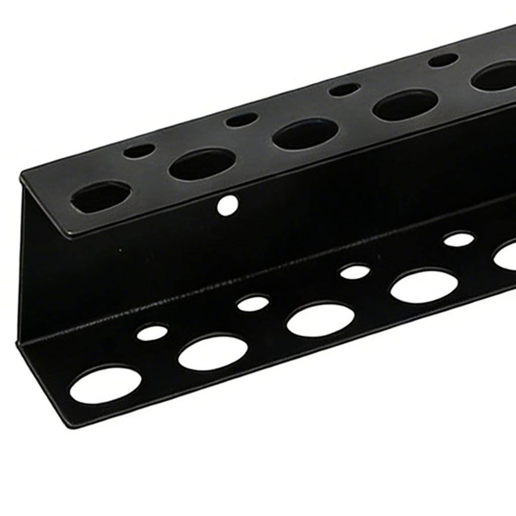 Screwdriver Holder Heavy Duty Wall Mount Storage Rack Organizer for Workshop Shed Garage Home Black