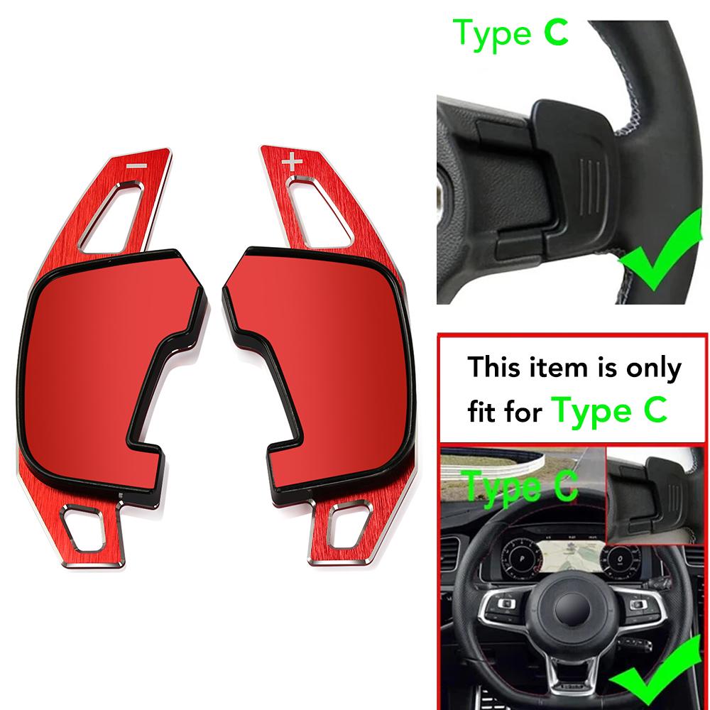 

Car Steering Wheel Paddle Shift Extend Shifter Sticker For Vw Golf 7 7.5 Gti Mk7 Gte Gtd Rline Volkswage Polo Scirocco Jetta Gli