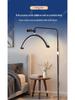 24" U-Shaped LED Beauty Lamp with Floor Stand for Nail, Tattoo, and Eyebrow Art.