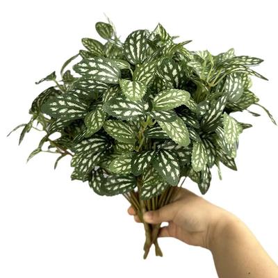 Simulatie Groene Gaasbladeren Plastic Planten Bloemenzaal Decoratieve Kunstplant Zoeteaardappelblad Bruiloftsdecoratie