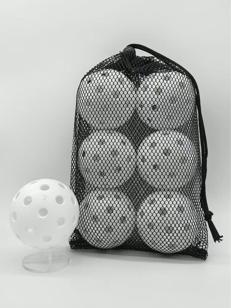 Mesh Pickleball Storage Bag with 26 or 40 Holes for 74mm Balls