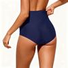 Women's Swimming Bottoms, High Waist, Vintage Basic , Full Coverage Bikini Split Swimsuit Briefs Swimming Trunk