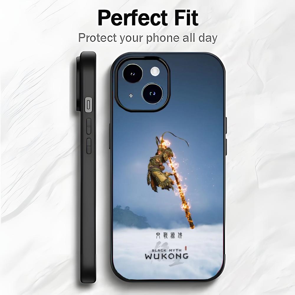 Classic Mighty Game S-Sun Wukong Phone Case Phone Case Soft Packaging Lightweight For iPhone17 16 15 14 13ProMax