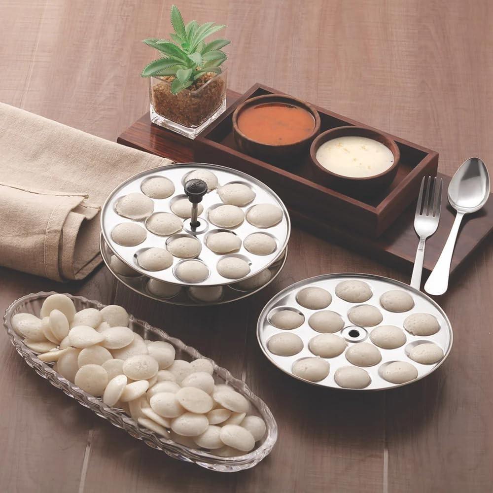 

@ Stainless Steel Mini Idli Stand 3 Plates 448Gm Zr-7092-60%Off
