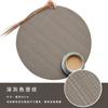 Kitchen Insulation Non-slip Mat Decorative Coaster 11cm Round PVC Placemat Teslin Hotel Western Mat