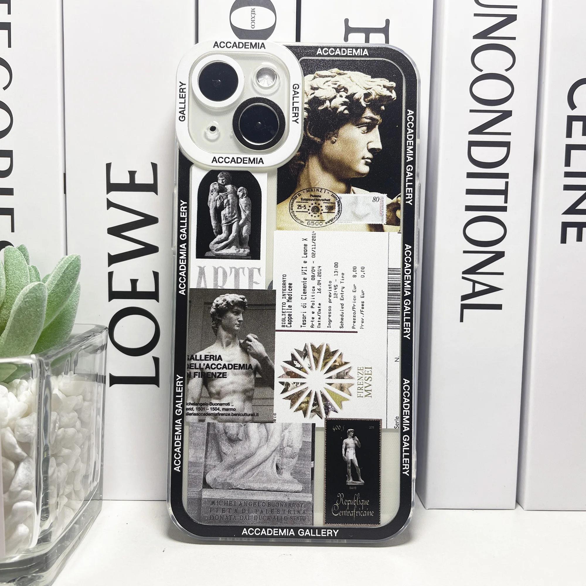 

Collage Stickers Van Gogh Art Phone Case For iPhone 16 15 14 13 12 11 Pro Max Mini Plus XS X XR SE 2020 2022 Soft Cover iPhone 15 Pro Max