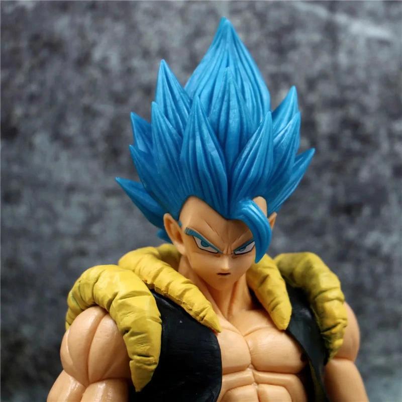 31CM Dragon Ball Z Super Saiyan Blue Gogeta Figure Toys Anime DBZ PVC Figurines Collection Model Desktop Decoraction Gifts Kids