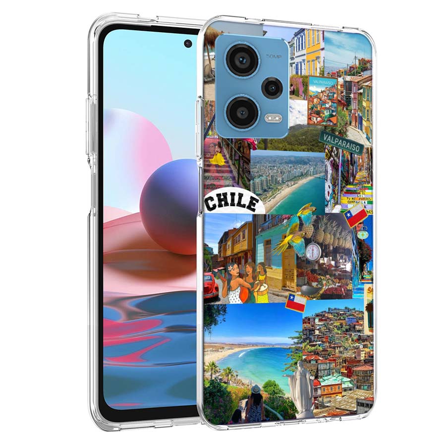 

Чилийский городской пейзаж Арт Чехол для телефона Для Redmi Note 13 12 14 15 Pro Plus 13R 11 11T 11E 11S 10 Pro 10S 9 9S Чехол Сотовый Прозрачный T Redmi Note 12 4G