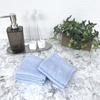 Untwisted Yarn Mini Pack of 40 x 20 347995 100% Cotton, Fluffy, Towels, Blue, (20 cm)