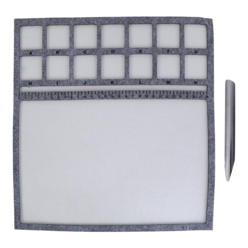 Beading Supplies Flocking Bead Mats Jewelry Making Supplies Soft Flocking Bead Mats Felt Texture for Beading Enthusiasts