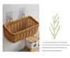 Woven Hanging Basket for Kitchen Storage: Ginger, Garlic, Onion, Egg, Fruit - Imitation Rattan Wall Basket