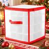 Holiday Decoration Storage Box Large Capacity Foldable Ornament with