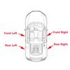 Car Front Rear Door Window Glass Lifter Frame Upper Rubber Sealing Strip For Suzuki Vitara LY 2015-