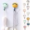 8Pcs Shaped Hook Plastic Non-marking Super Glue Hook Nail-free Hook