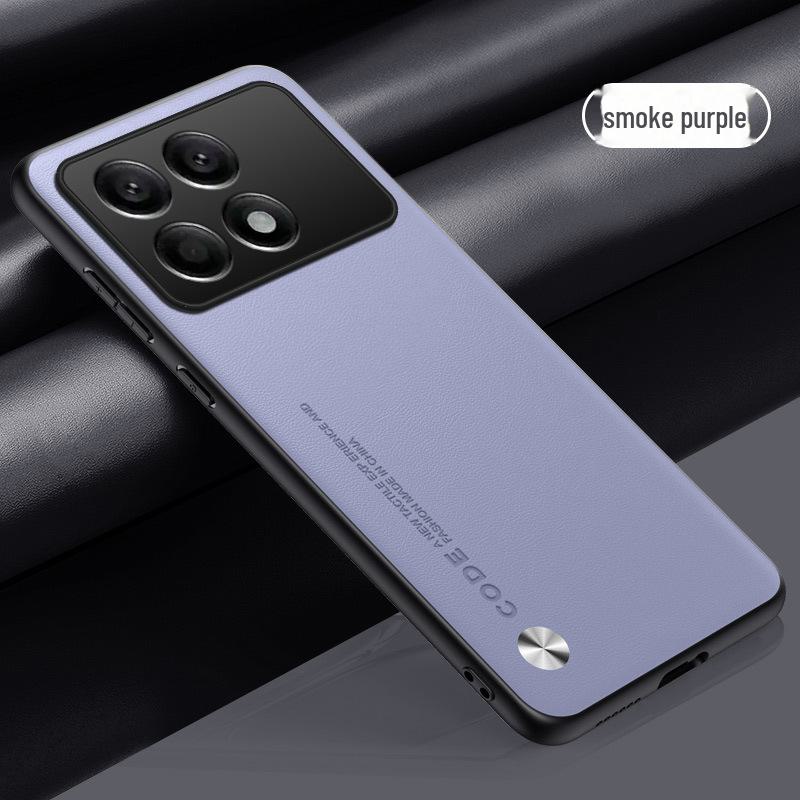 Kožené pouzdro s plným krytím Redmi K70 Pro Extreme Edition, ochranná skořepina K60/K50/K40 – design proti pádu.