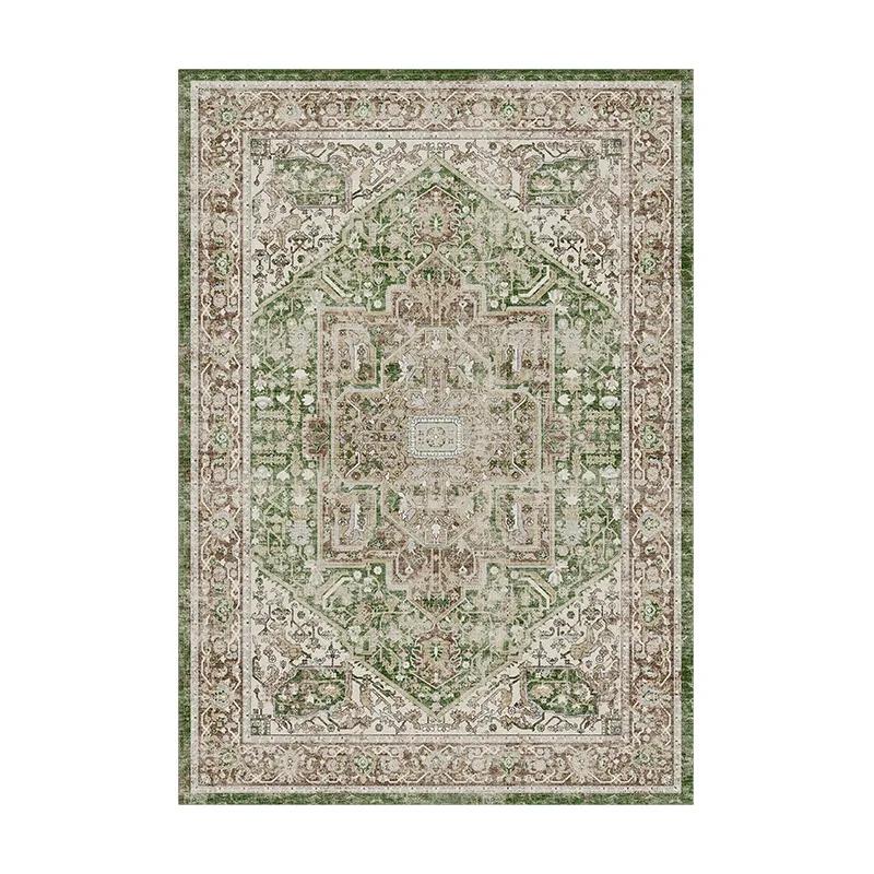 

Bohemian Style Living Room Large Area Carpets Retro Ethnic Style Bedroom Carpet Luxury Art Study Rugs Thick Plush Soft Rug 50x80cm