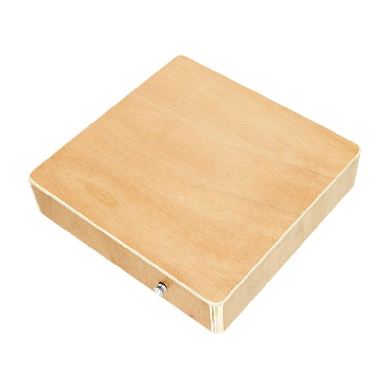 Basic Box Drum Percussion Box Flat Hand Drum Travel Cajon Box Drum with Strings