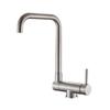 304 Stainless Steel Folding Kitchen Faucet and Sink with Hot/Cold Water