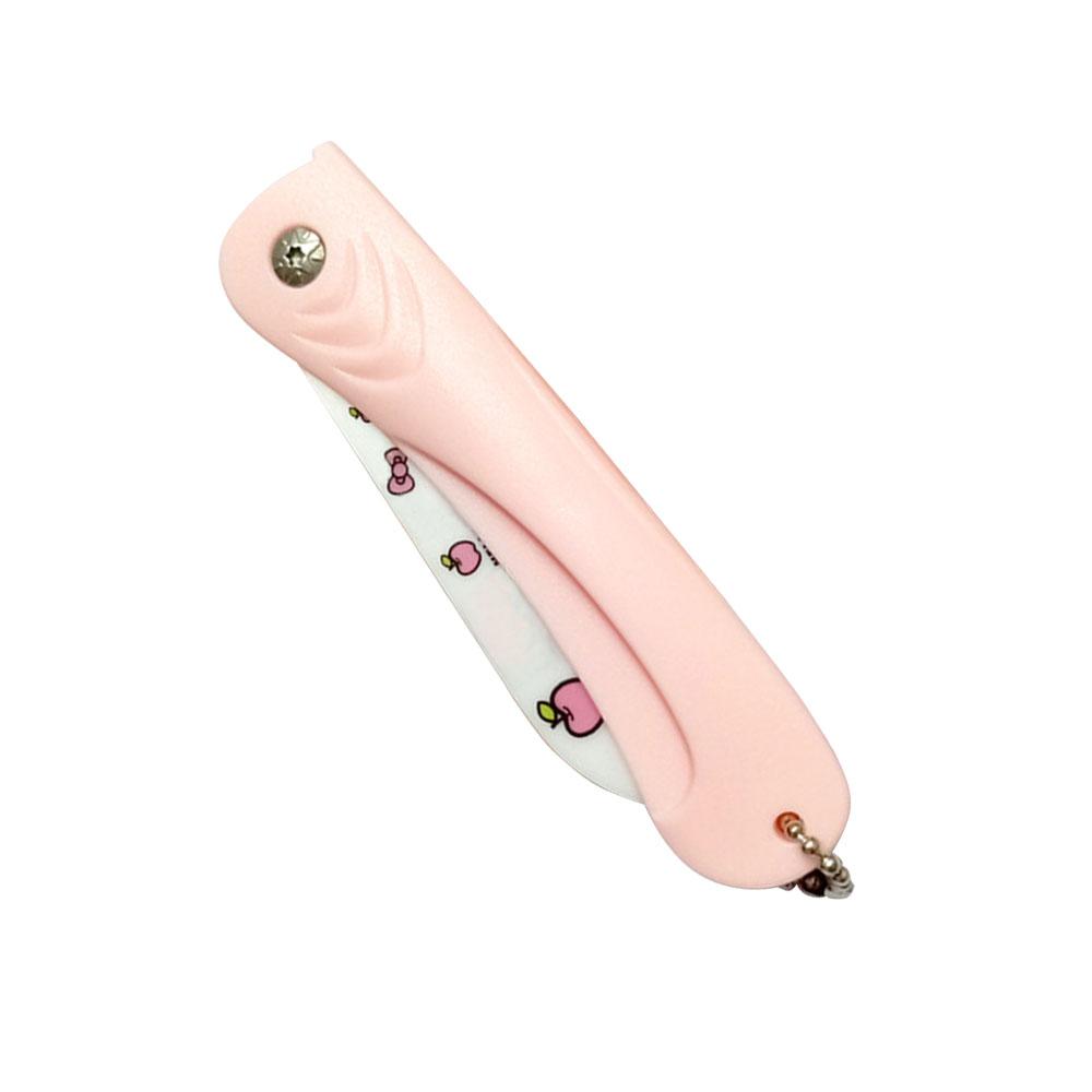 

Портативный складной розовый керамический нож для мяса, хлеба, фруктов, овощей, складной нож для бытовой кухни, вспомогательное приспособление для кухни