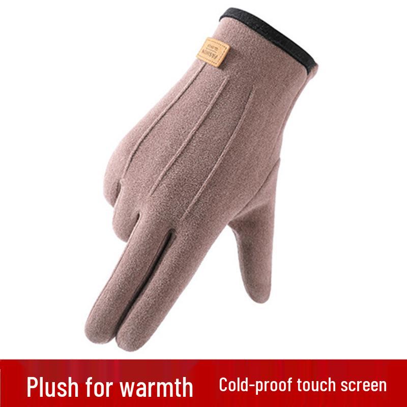 Women's Winter Windproof Touchscreen Non-slip Gloves for Outdoor Riding