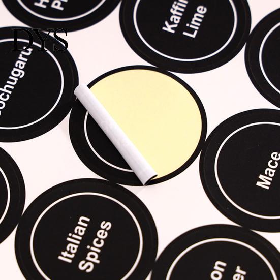 Blackboard Tag Sticker 180Pcs Chalkboard Label Exquisite Waterproof Self-adhesive Kitchen Countertop Spice Bottle Marking Daily Use