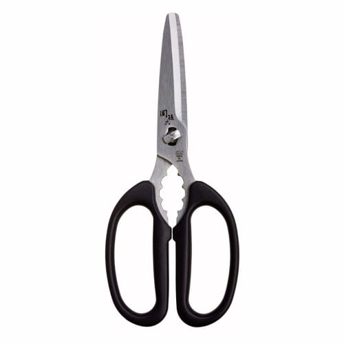 Kai Corporation Seki Magoroku Kitchen Scissors, Disassembleable, Compact, with Cap, Kitchen Tool DH3348