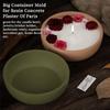 DIY Round Big Candle Jar Silicone Molds Cement Flower Pot Mold Concrete Wax Box Storage Bowl Candle Tray Mold Home Decor Crafts