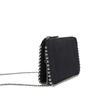 New Chain Small Square Bag Fashion Rivets Decorated Black All-in-one Crossbody Bag