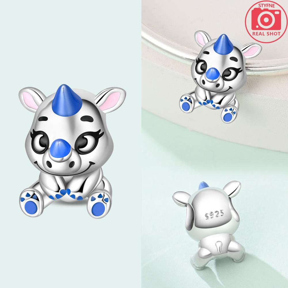 Exquisite Animal Firefly Blue Bow Dolphin Beads Fit Bracelet Charms Copper Original Jewelry Making Women Anniversary Gifts