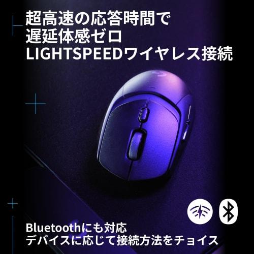 Logitech G Gaming Mouse G309 LIGHTSPEED Wireless Mouse G309WL-BK LIGHTFORCE Hybrid Switch HERO 25K Sensor 6 Program Buttons Over 300 Hours of Continuo