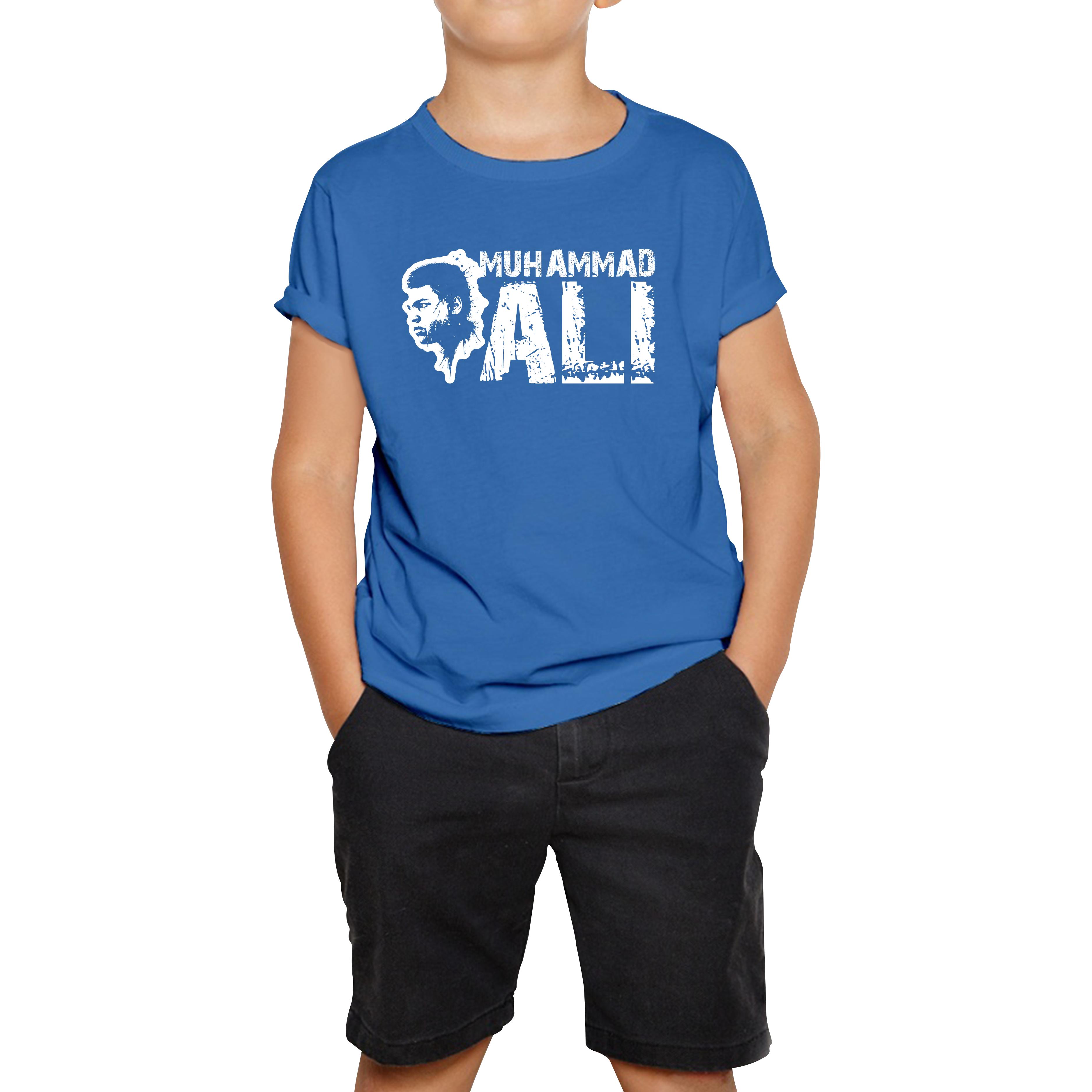 World Boxing Champion The Greatest Muhammad Ali American Heavyweight Boxer Kids Tee 130