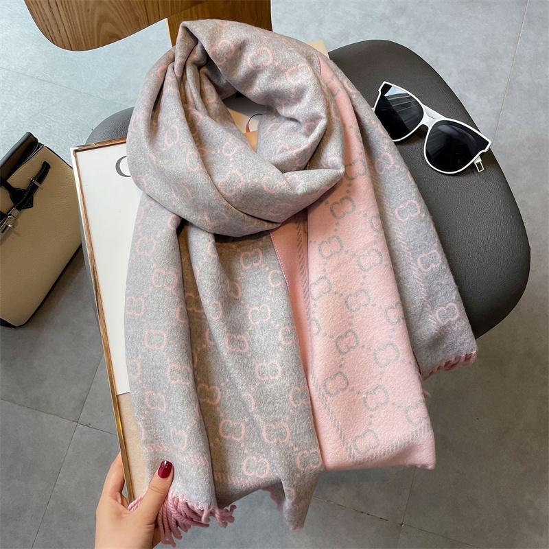 New Arrivals Thickened Warmth Scarf Fringe-Style Women's Scarf Men's Winter Scarf