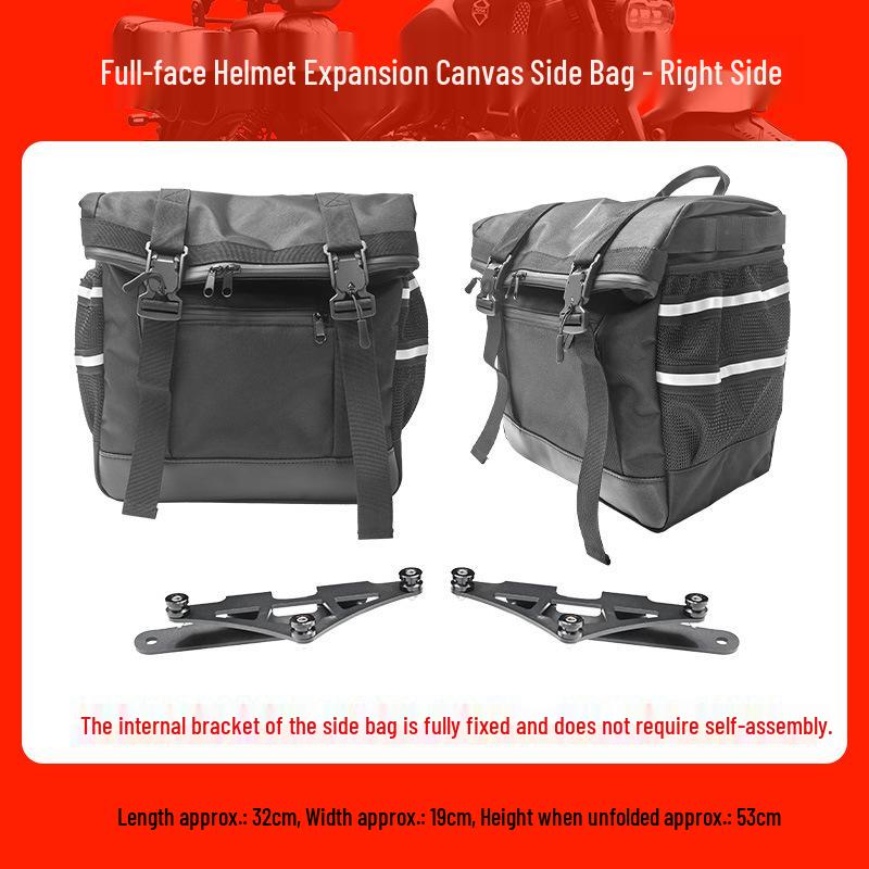Wu Ji CU530 Quick Release Waterproof Motorcycle Saddlebags - Touring Panniers Accessories