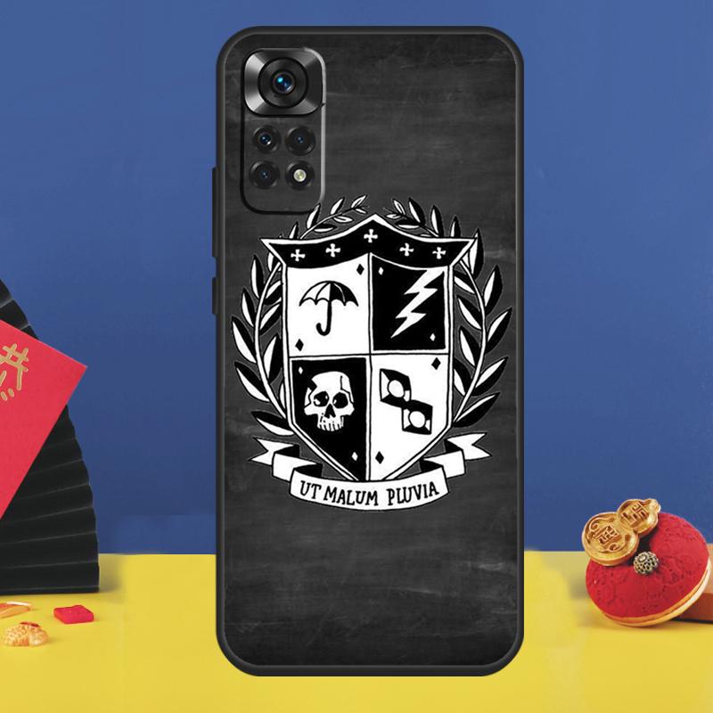 Umbrella Academy Logo Phone Case For Xiaomi Redmi Note 14 Pro 13 11 9 10 12 15 Pro Plus 10C 12C 13C 14C 15C Cover