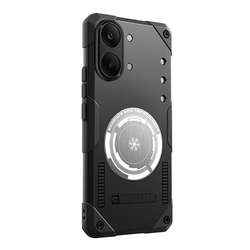 Applicable to Xiaomi POCOX8ProMax ice armor graphene heat dissipation mobile phone case POCO X7Pro anti-drop protective case