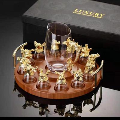 Shangqi 12 Chinese dierenriem Baijiu glazen geschenkset