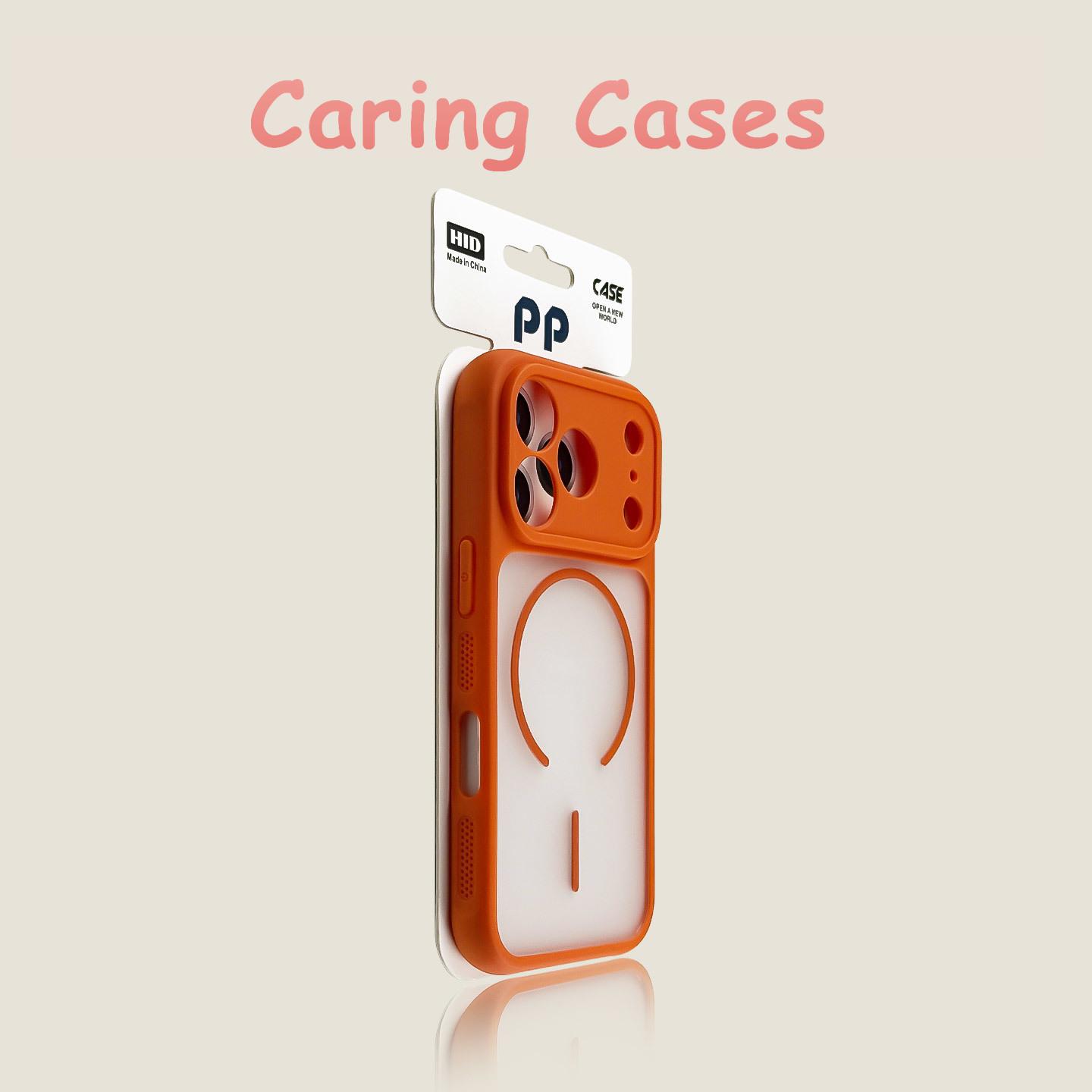 

For iPhone 17 Pro Max Case Cooling Magnetic skin-Feel Shockproof Full-Protection Premium Cover with iphone 16 15 14 13 12 11 iPhone17 Pro Max помаранчевий