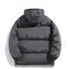 Men's Oversized Casual Down Jacket With Long Sleeves And Hood