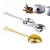 304 Stainless Steel Heart-Shaped Tea Infuser with Handle & Chain