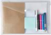 Thickened Transparent Button Bag Art Bag 8K Drawing Storage Bag A3 File Bag Sketch Paper Album Bag Waterproof File Bag