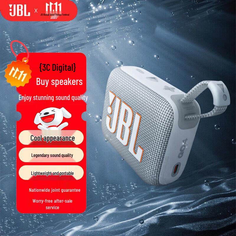 

JBL Go 4 Portable Bluetooth Speaker