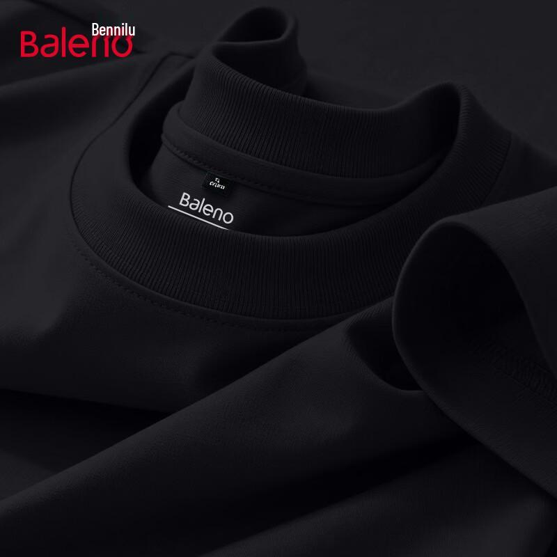 Baleno Men's Heavyweight Pure Cotton Short Sleeve T-Shirt