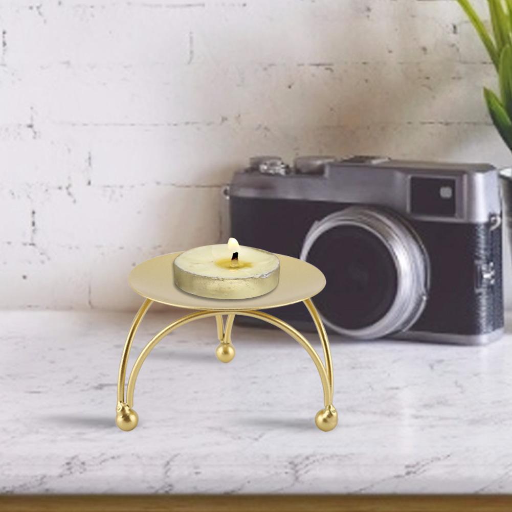 Europäischer Stil Eisen Kerzenhalter Geschenk Tischdekoration